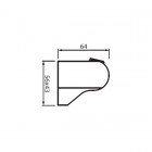 Vedo uchwyt prysznicowy VSN0025