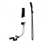 Vedo Desso Black kompletny zestaw wannowy podtynkowy czarny mat VBD4241/CZ