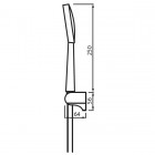 Vedo Zestaw prysznicowy czarny mat VSNS124/CZ