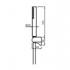 Vedo Zestaw prysznicowy czarny mat VSNT124/CZ