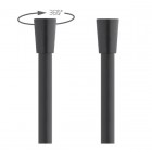 Vedo wąż prysznicowy metalizowany 150 cm czarny