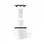 Vicario syfon brodzikowy 50 mm czarny mat