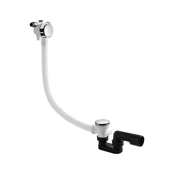 Vedo przelew wannowy klik klak z napełnianiem 70 cm chrom 366C/70/CH