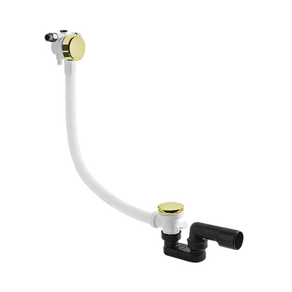 Vedo przelew wannowy klik klak z napełnianiem 70 cm złoty 366C/70/ZL