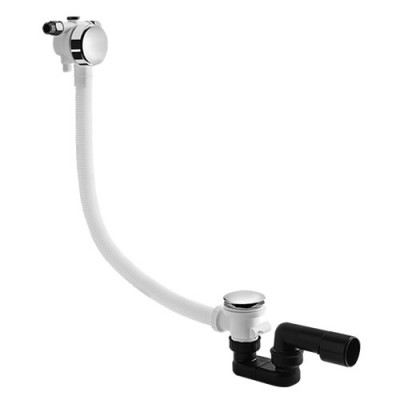 Vedo przelew wannowy klik klak z napełnianiem 70 cm chrom 366C/70/CH