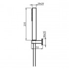 Vedo Zestaw prysznicowy czarny mat VSNF124/CZ