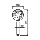 Demm Słuchawka prysznicowa 335/CH