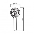 Demm Słuchawka prysznicowa 341/CH