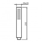 Demm Słuchawka prysznicowa chrom 353/CH