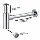 Vedo syfon umywalkowy okrągły chrom