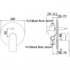 Kohlman Proxima kompletny zestaw prysznicowy QW210PR20