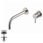Vema Tiber Steel bateria umywalkowa podtynkowa bez korka V17050/K