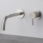 Vema Tiber Steel bateria umywalkowa podtynkowa bez korka V17050/K