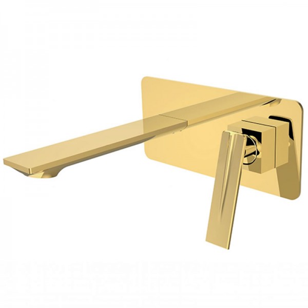 Besco Aspira bateria umywalkowa podtynkowa czarny mat