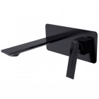 Besco Aspira bateria umywalkowa podtynkowa czarny mat