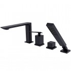 Besco Aspira bateria wannowa 4-otworowa czarny mat