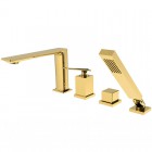 Besco Aspira bateria wannowa 4-otworowa złota