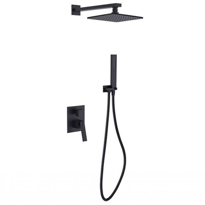 Besco Aspira II zestaw prysznicowy czarny mat