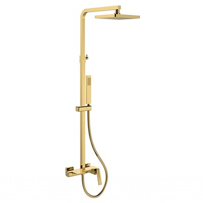 Besco Aspira zestaw prysznicowy natynkowy chrom