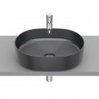 Roca Inspira Round umywalka nablatowa 50x37 cm onyks A327520640