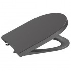 Roca Inspira Round deska WC wolnoopadająca Supralit® onyks A80152264B