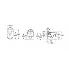 Roca Inspira Round miska WC wisząca Rimless A346527000