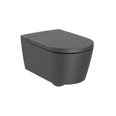 OUTLET Roca Inspira Round miska WC wisząca Rimless onyks A346527640