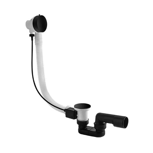 Vicario przelew wannowy 57 cm czarny mat 246M/60/CZ