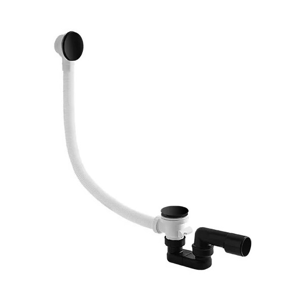 Vicario przelew wannowy klik klak 100 cm czarny mat 266C/100/CZ