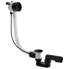 Vicario przelew wannowy z napełnianiem 57 cm czarny mat 346M/60/CZ