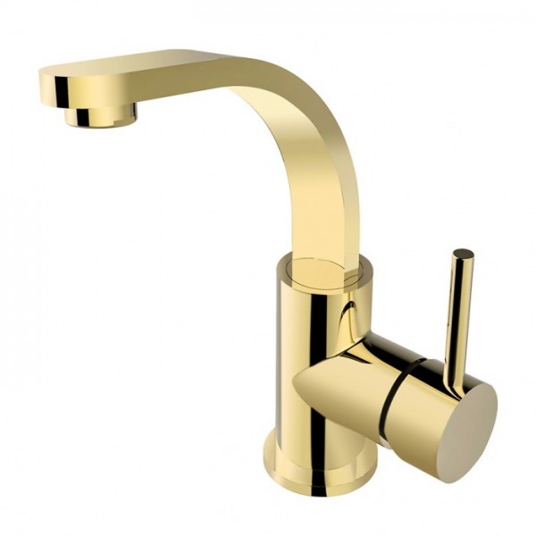 Besco Decco II bateria umywalkowa złota BU-DII-ZL