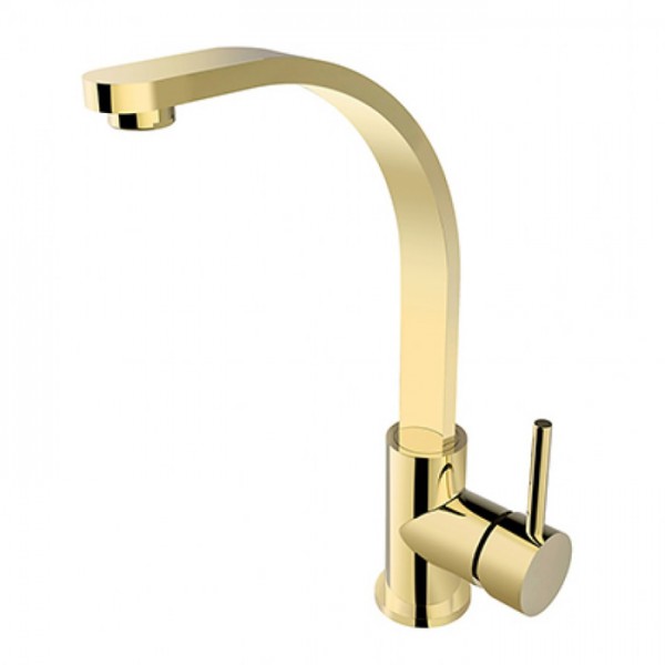 Besco Decco I bateria umywalkowa wysoka złota BU-DI-ZL