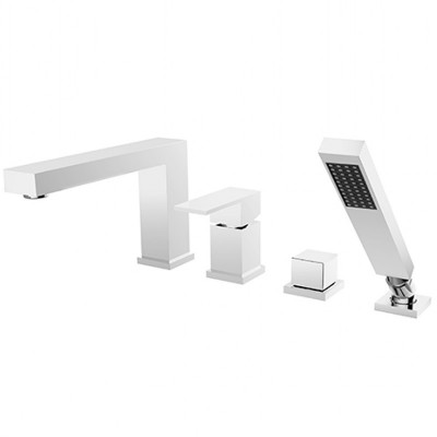 Besco Modern / Varium bateria wannowa 4-otworowa chrom