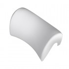 Besco Milo zagłówek do wanny biały