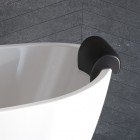 Besco Milo zagłówek do wanny czarny