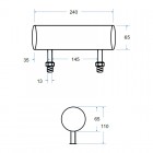 Besco Ambition zagłówek do wanny ZWA