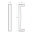 Besco uchwyt wannowy Oxa kolor czarny OXA-B