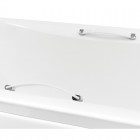 Besco uchwyt wannowy biały FLEX-W