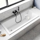 Besco Modern Slim wanna prostokątna 140x70 cm biała WAM-140-SL