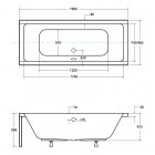 Besco Quadro wanna prostokątna 190x90 cm biała WAQ-190-PK