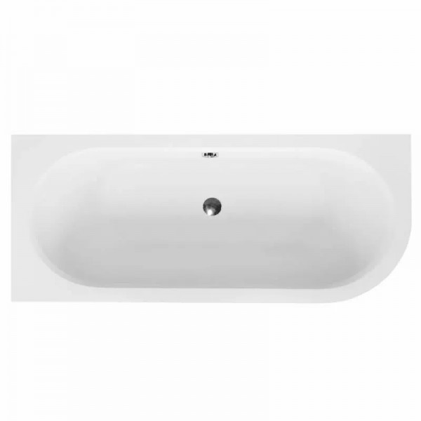 Besco Avita Slim wanna asymetryczna 170x75 cm lewa biała WAV-170-NLS