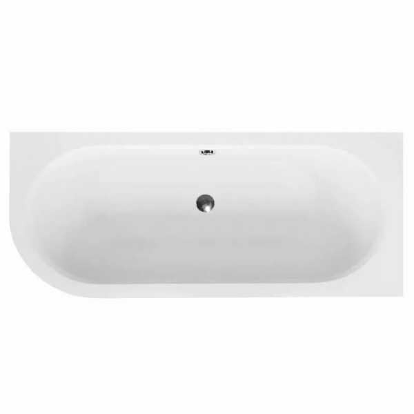 Besco Avita Slim wanna asymetryczna 150x75 cm prawa biała WAV-150-NPS