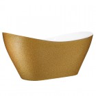 Besco Viya Glam wanna wolnostojąca 160x70 cm złota