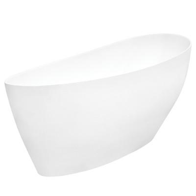 Besco Keya wanna wolnostojąca 165x75 cm czarna/biała