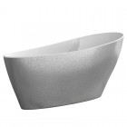 Besco Keya Glam wanna wolnostojąca 165x70 cm srebrna