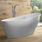 Besco Keya Glam wanna wolnostojąca 165x70 cm srebrna