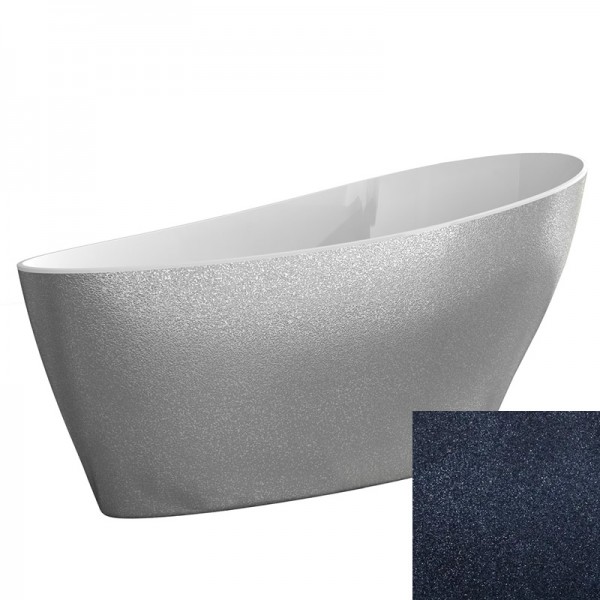 Besco Keya Glam wanna wolnostojąca 165x70 cm grafitowa