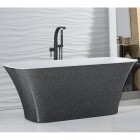 Besco Assos Glam wanna wolnostojąca 160x70 cm srebrna