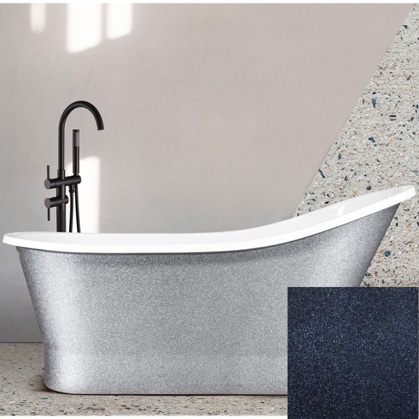 Besco Gloria Glam wanna retro wolnostojąca 160 cm grafitowa