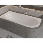 Besco Avita Slim+ wanna asymetryczna 150x75 cm lewa biała